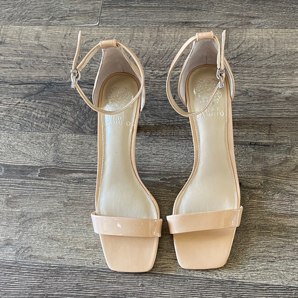 Vince Camuto Beige Heeled Sandals - Picture 1 of 3